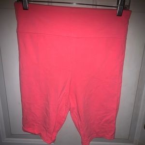 Neon Pink Bike Shorts